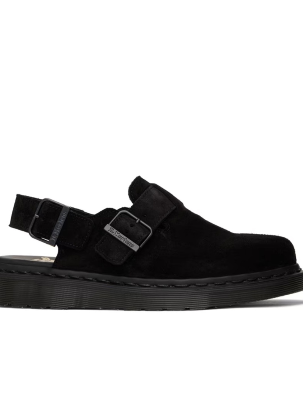 Dr. Martens Black Jorge Suede Slingback Loafers Size 11 NWT